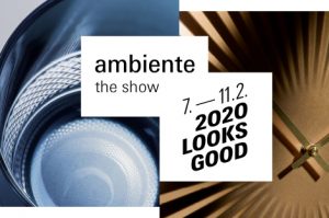 Al momento stai visualizzando FIERA AMBIENTE FRANCOFORTE 2020