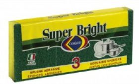 Super Bright 3 sc. sponges